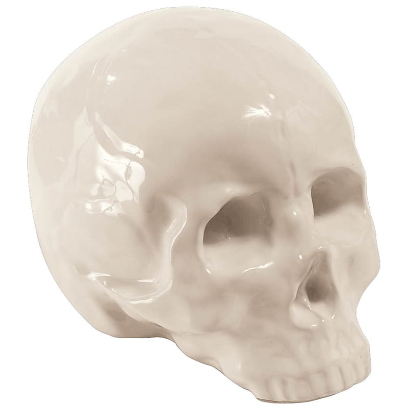 Décoration - Objets déco et cadres-photos - Décoration Memorabilia My Skull céramique blanc / Crâne en porcelaine - Seletti - Blanc - Crâne - Porcelaine