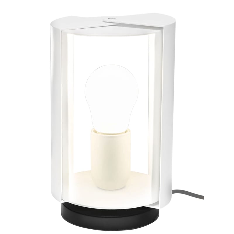 All designers - Pivotante Table lamp metal white - Nemo - White - Painted aluminium, Painted steel