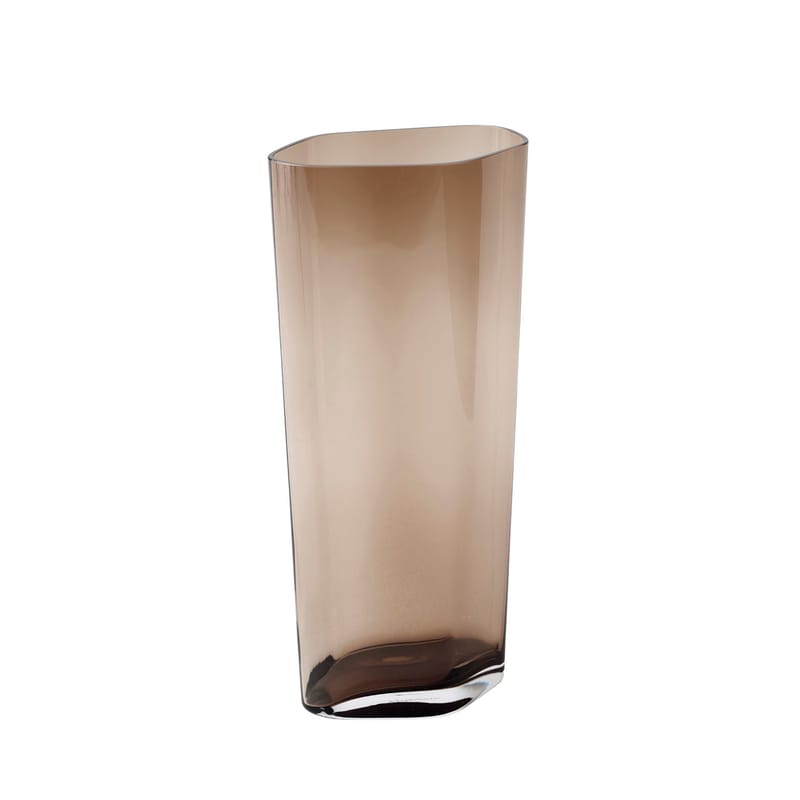 Decoration - Vases - SC38 Vase glass brown / H 60 cm - Hand-blown glass - &tradition - H 60 cm / Caramel - Mouth blown glass