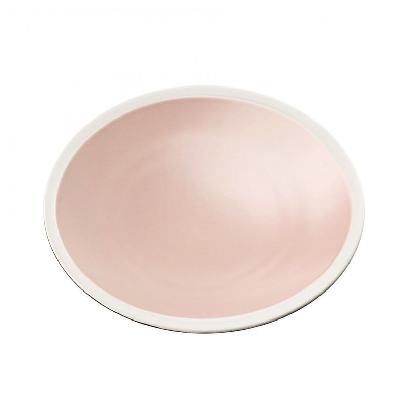 Table et cuisine - Assiettes - Assiette creuse Sicilia céramique rose / Ø 24 cm - Maison Sarah Lavoine - Baby Pink - Céramique émaillée