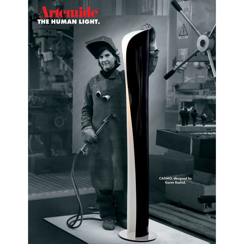 Artemide Cadmo LED Floor lamp black Made In Design UK