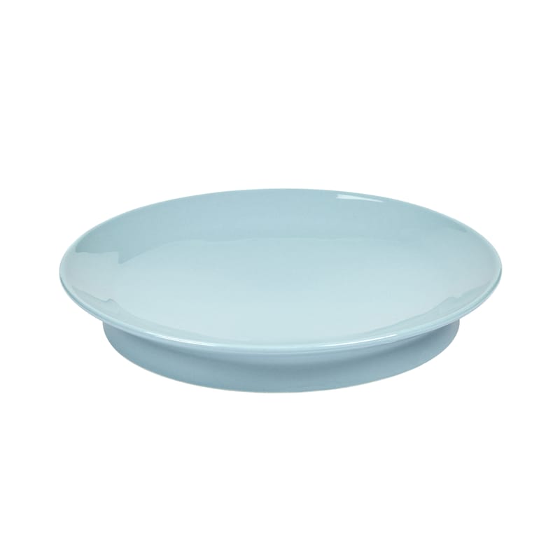 Table et cuisine - Assiettes - Assiette San Pellegrino céramique bleu / Ø 24 cm - Serax - Bleu - Porcelaine