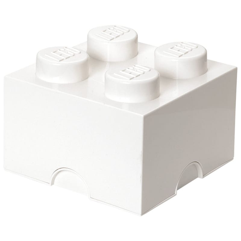 Decoration - Children\'s Home Accessories - Lego® Brick Box plastic material white - ROOM COPENHAGEN - White - Polypropylene