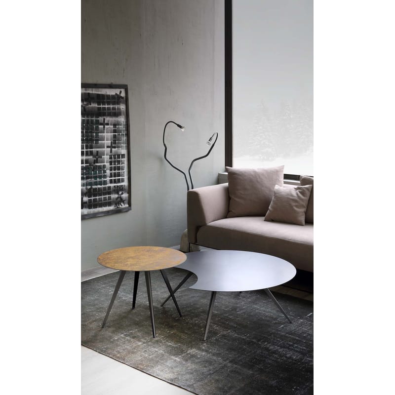 Grey and sale copper coffee table