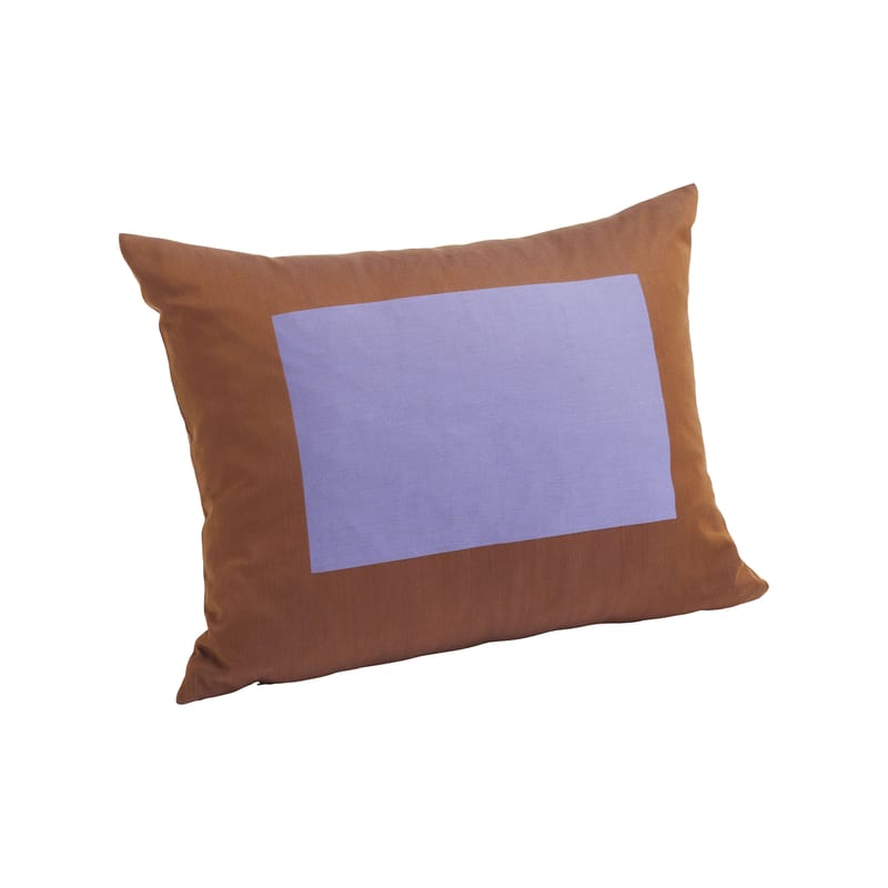 Décoration - Coussins - Coussin Ram tissu violet / 48 x 60 cm - Hay - Violet -  Plumes, Coton biologique, Polyester