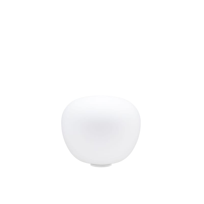 Luminaire - Lampes de table - Lampe de table Mochi verre blanc / Ø 12 cm - Fabbian - Blanc - Ø 12 cm - Verre