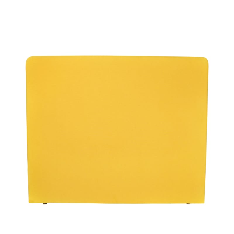 Mobilier - Lits - Tête de lit Double jeu tissu bois jaune noir / 180 x 116 cm - Maison Sarah Lavoine - Ocre / Radis noir - Bois, Coton