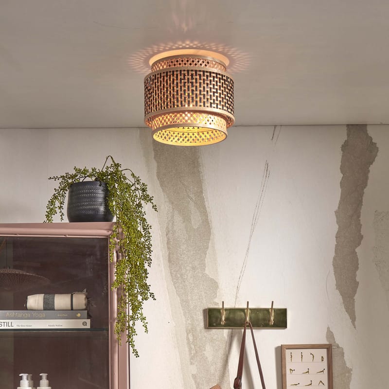 GOOD MOJO Bhutan Ceiling light black natural Made In Design UK
