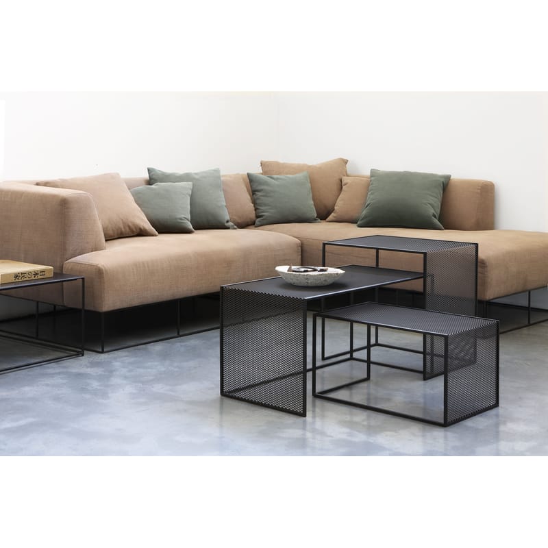 Black mesh best sale coffee table