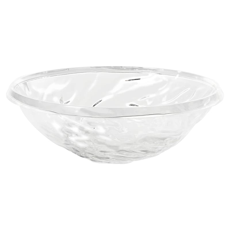 Table et cuisine - Saladiers, coupes et bols - Saladier Moon plastique transparent / Coupe - Ø 45 cm - Kartell - Cristal - PMMA