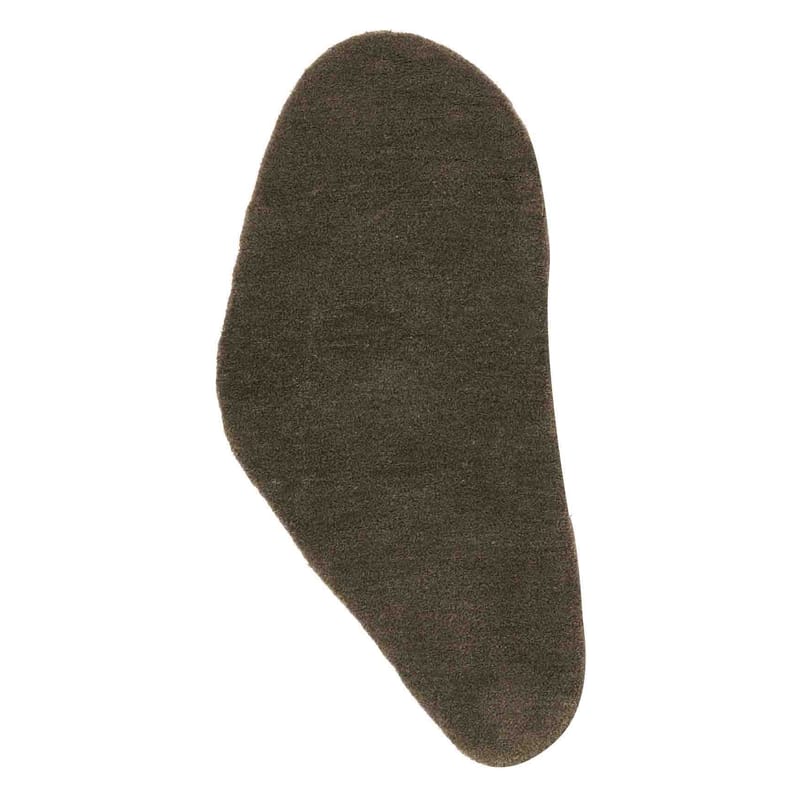 Mobilier - Tapis - Tapis Little Stone 11  gris / 55 x 110 cm - Nanimarquina - 55 x 110 cm - Gris-ardoise - Laine