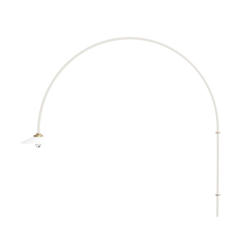 Luminaire - Appliques - Applique avec prise Hanging Lamp n°3 métal blanc beige / H 135 x L 137,5 cm - valerie objects - Ivoire - Acier, Verre