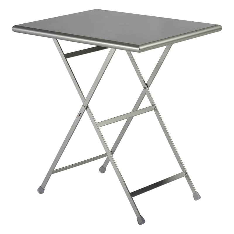 Outdoor - Garden Tables - Arc en Ciel Foldable table metal 70 x 50 cm - Foldable - Emu - Aluminium - Varnished steel