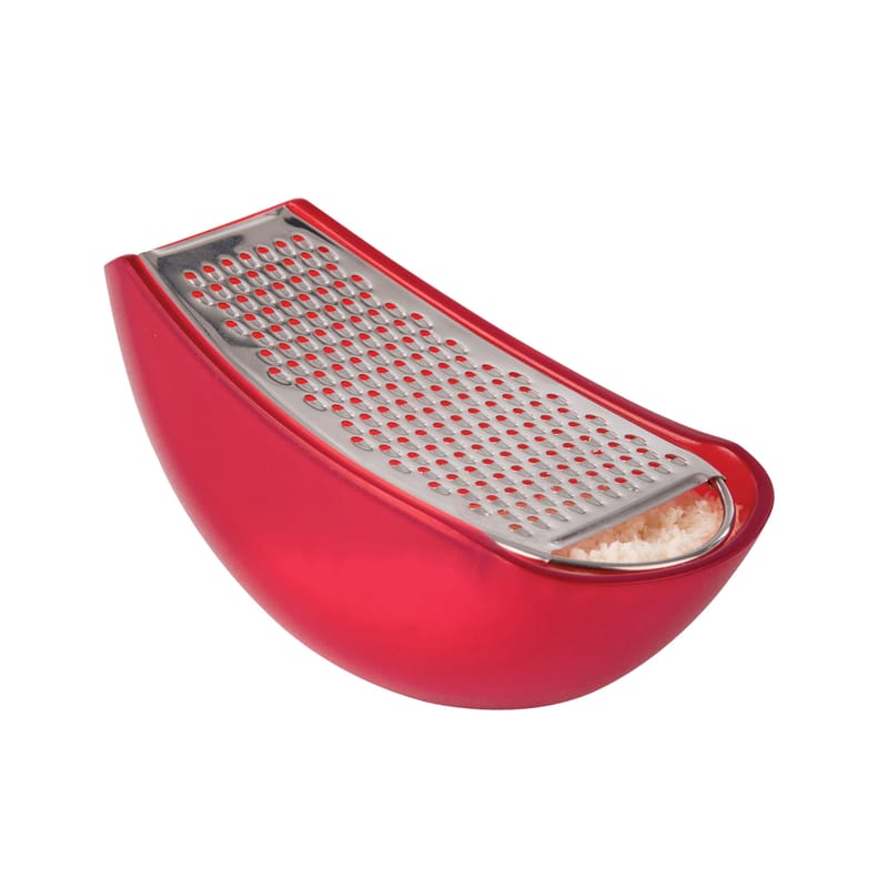 Tableware - Kitchen Equipment - Parmenide Grater plastic material red (RED) Limited edition - Alessi - Red - Stainless steel, Thermoplastic resin