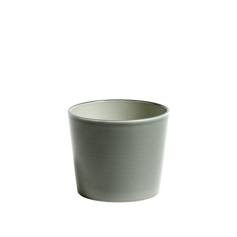 Décoration - Pots et plantes - Pot de fleurs Botanical Medium /Ø13,5 cm - Céramique - Hay - Pot / Gris - Céramique