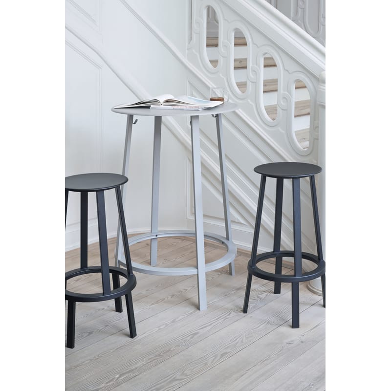 Hay Revolver High table - black | Made In Design UK