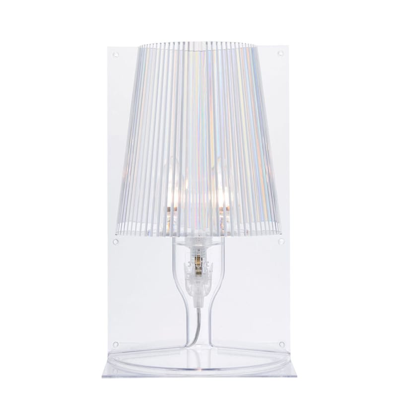 Luminaire - Lampes de table - Lampe de table Take plastique transparent / Polycarbonate 2.0 - Ferruccio Laviani, 2003 - Kartell - Cristal - Polycarbonate 2.0