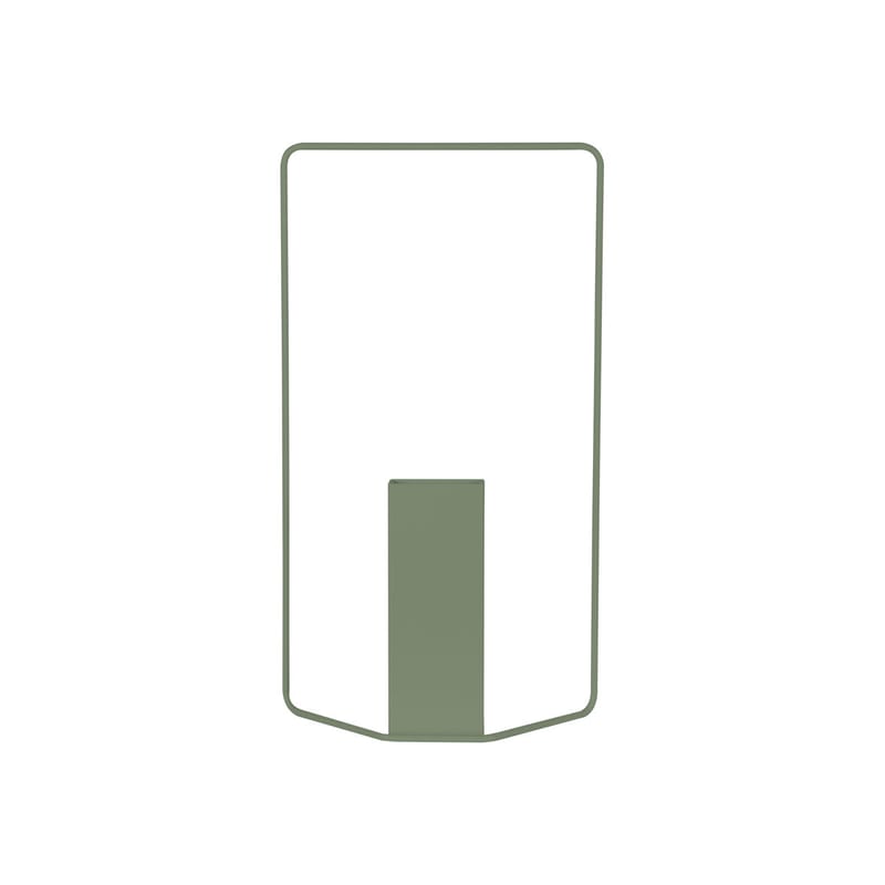 Décoration - Vases - Vase Itac métal vert / Rectangulaire - L 34 x H 62 cm - Fermob - Cactus - Acier