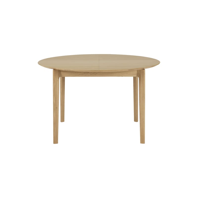 Mobilier - Tables - Table à rallonge Bok bois naturel / 129 à 179 cm - 4 à 6 personnes - Ethnicraft - Chêne huilé - Chêne massif huilé
