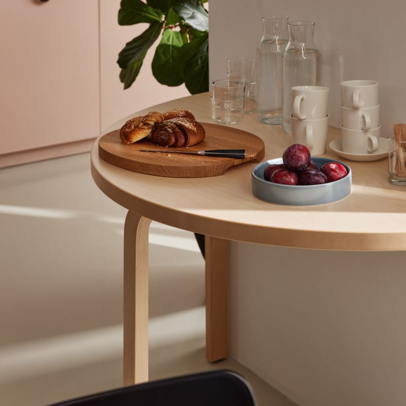 Halbrunder Tisch Aalto 95 von ARTEK birke, natur Made In Design