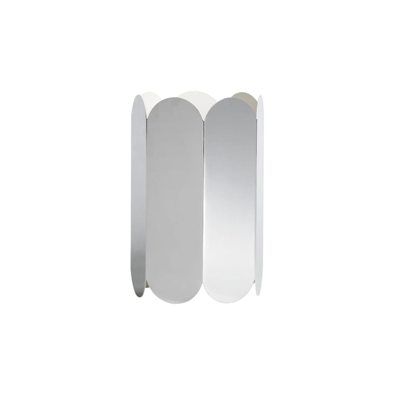 Luminaire - Lampes de table - Abat-jour Arcs argent métal /Ø 20 x H 30 cm / Sans système électrique - Hay - Mirroir - Acier