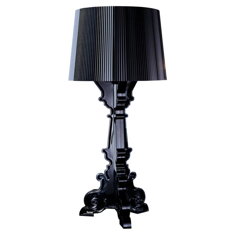 Luminaire - Lampes de table - Lampe de table Bourgie plastique noir / H 68 à 78 cm - Ferruccio Laviani, 2004 - Kartell - Noir - Polycarbonate 2.0