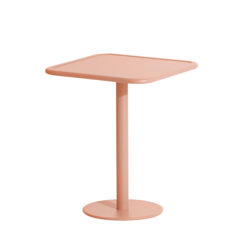 Petite Friture Week End Square table blush pink Made In Design UK