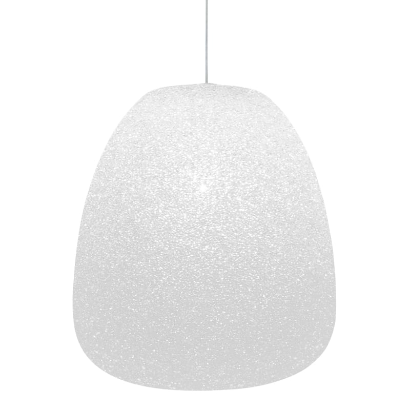 Luminaire - Suspensions - Suspension Sumo  Medium plastique blanc / H 37 x Ø 32 cm - Lumen Center Italia - Medium - Blanc - Polycarbonate auto-extinguible