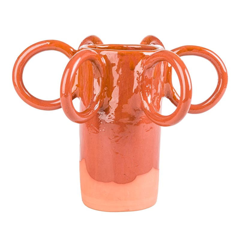 Dekoration - Vasen - Vase Poulpe keramik braun / Limitierte Auflage Weihnachten 2020 - Handgefertigt - PIA CHEVALIER - Terrakotta - emaillierte Fayence