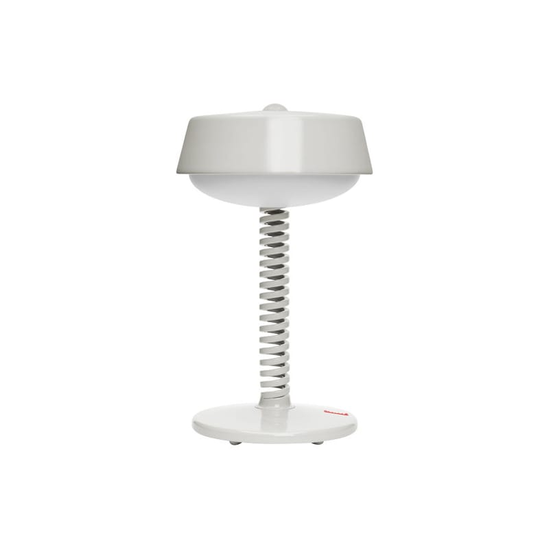 Décoration - Pour les enfants - Lampe extérieur sans fil rechargeable Bellboy métal gris beige / Ø 18 x H 30 cm - Fatboy - Désert - Acier, Aluminium, Polypropylène
