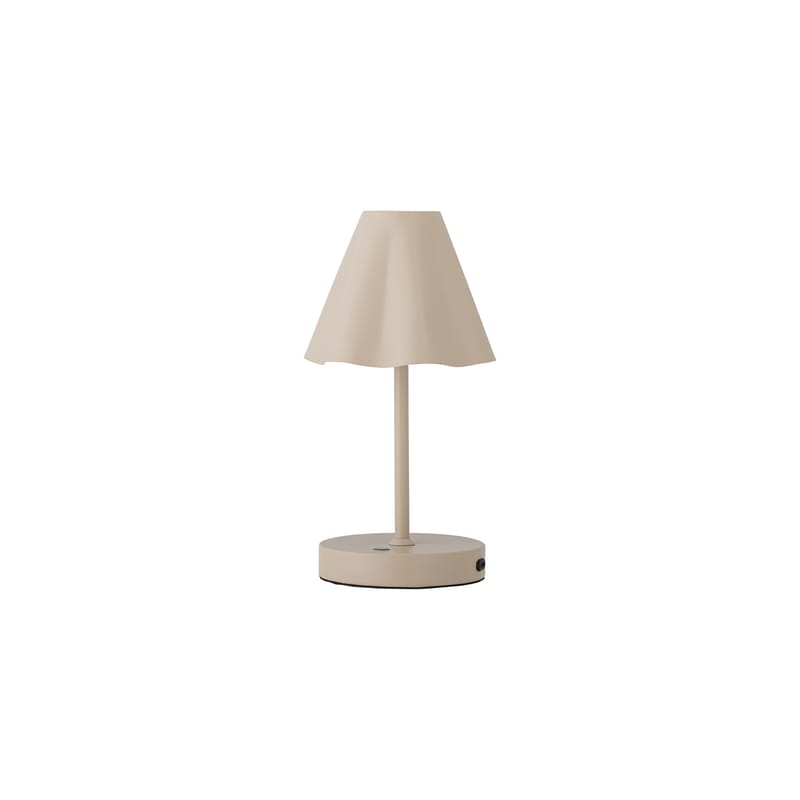 Luminaire - Lampes de table - Lampe sans fil rechargeable Lianna métal beige / Ø 15 x H 28 cm - Bloomingville - Beige - Fer