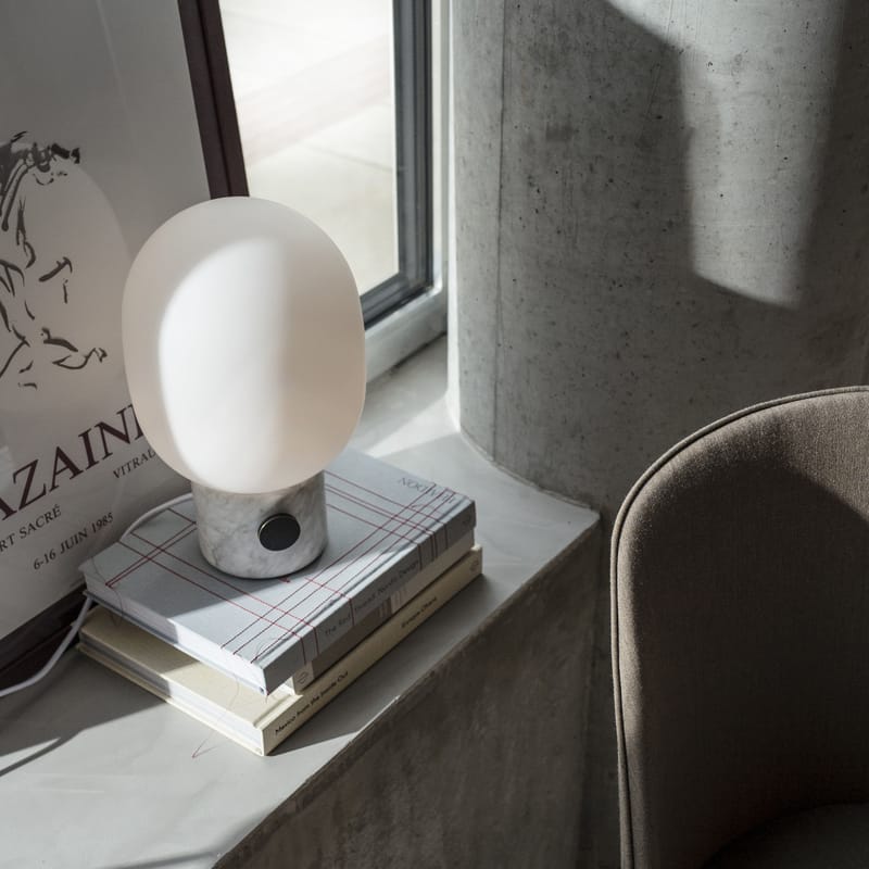 Raw marble shop lamp