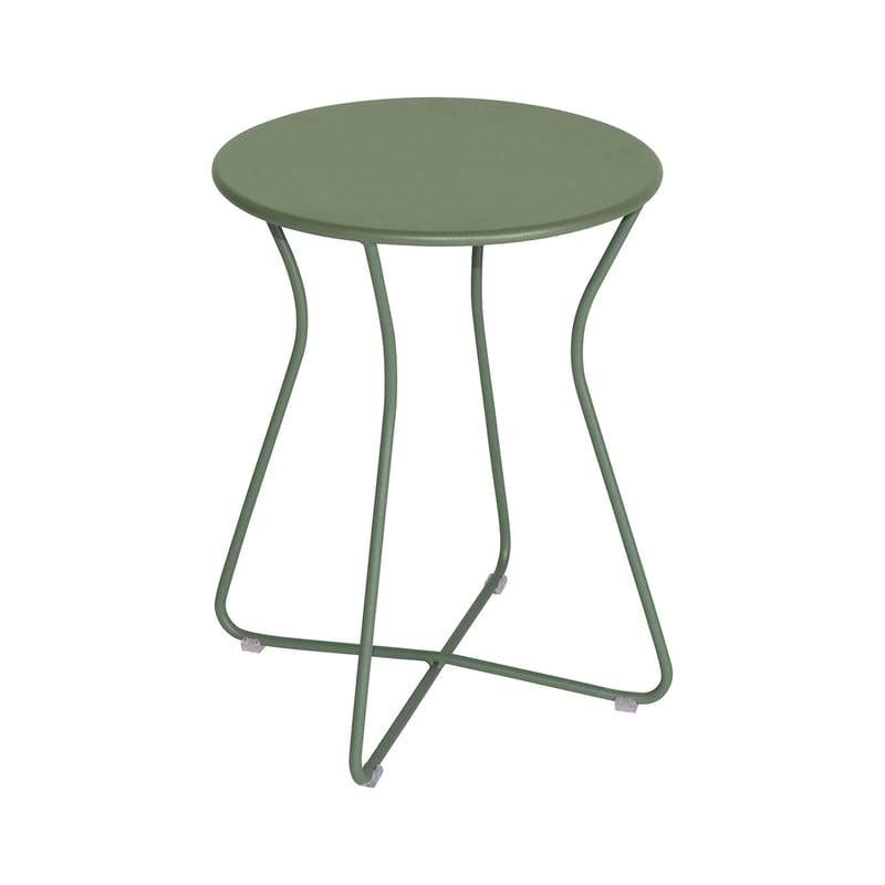 Mobilier - Tables basses - Tabouret Cocotte métal vert / Table d\'appoint - H 45 cm - Fermob - Cactus - Acier