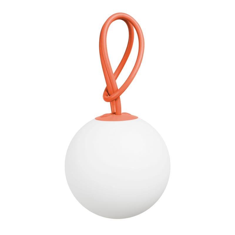 Décoration - Pour les enfants - Lampe extérieur sans fil rechargeable Bolleke LED plastique orange - Fatboy - Mandarine - Polyéthylène, Silicone