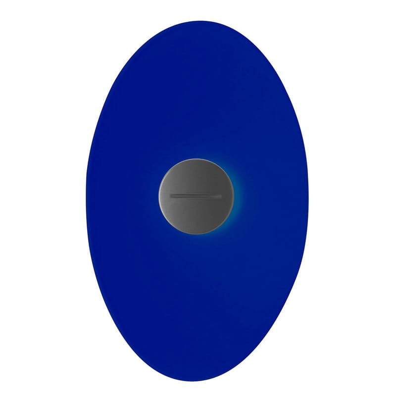 Leuchten - Wandleuchten - Wandleuchte mit Stromkabel Bit 2 glas blau - Foscarini - Blau - Glas, Metall