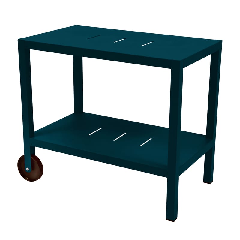 Möbel - Beistell-Möbel - Ablage Quiberon metall blau / Grillablage - Fermob - Acapulcoblau - Aluminium, Stahl