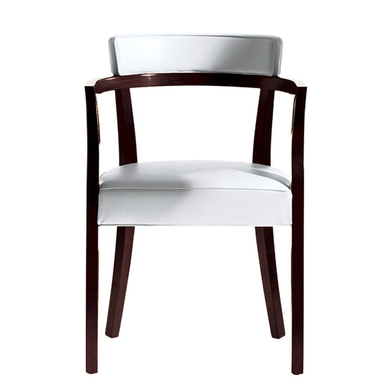 Mobilier - Chaises, fauteuils de salle à manger - Fauteuil rembourré Neoz tissu bois naturel / Acajou - Driade - Ebène - Acajou, Tissu