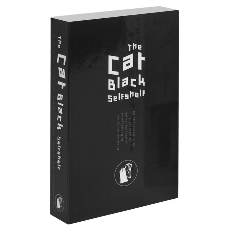 Furniture - Bookcases & Bookshelves - Self Shelf Pocket – Cat black Shelf wood black - Zho - Pop Corn - Black - Painted wood