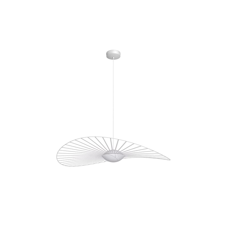 Luminaire - Suspensions - Suspension Vertigo Nova LED / Ø 110 cm - Petite Friture - Blanc / Diffuseur blanc - Fibre de verre, Polyuréthane, Verre triplex