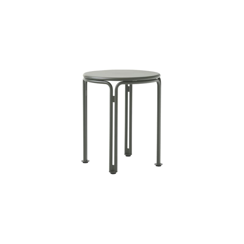 Mobilier - Tables basses - Table d\'appoint Thorvald SC102 métal vert / Ø 40 x H 46 cm - &tradition - Vert bronze - Acier