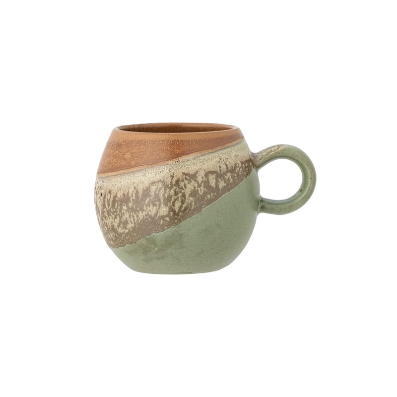 Table et cuisine - Tasses et mugs - Tasse Paula céramique vert - Bloomingville - Terracotta / Vert - Grès