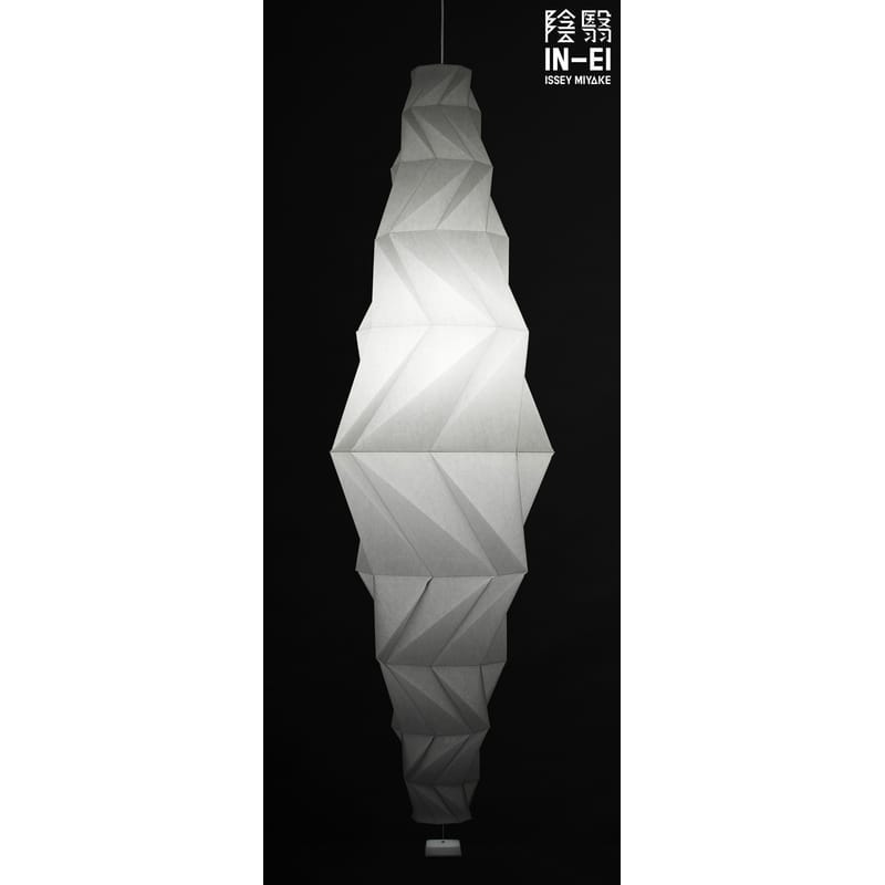 Luminaire - Suspensions - Suspension IN-EI Minomushi LED papier blanc / Ø 62 x H 195 cm - Artemide - Blanc - Fibre PET recyclée