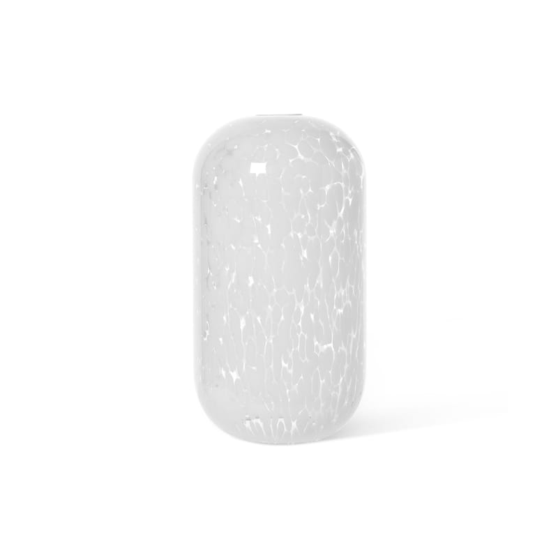 Luminaire - Suspensions - Abat-jour Casca Tall verre blanc / Pour suspension Collect / Ø 18 x H 34 cm - Ferm Living - Tall / Blanc - Verre soufflé bouche