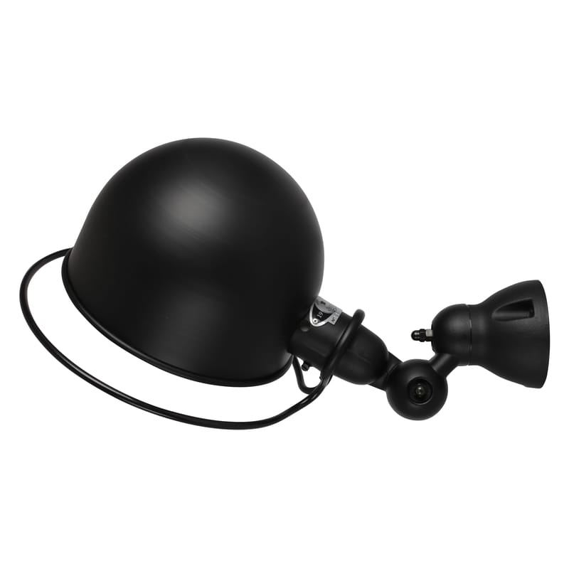 Luminaire - Appliques - Applique Loft métal céramique noir Ø 20 cm - Jieldé - Noir mat - Acier inoxydable