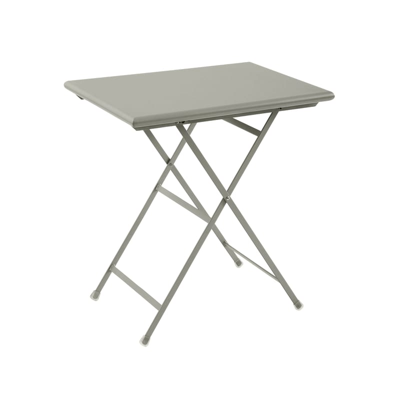 Jardin - Tables de jardin - Table pliante Arc en Ciel métal gris / 70 x 50 cm - Emu - Gris - Acier verni