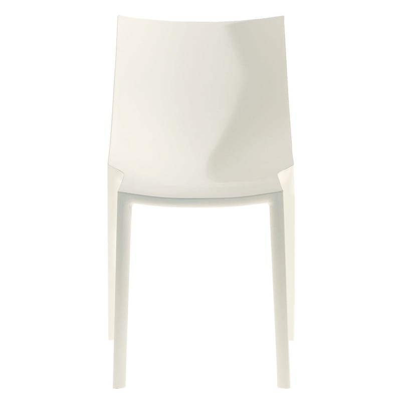 Mobilier - Chaises, fauteuils de salle à manger - Chaise empilable Bo plastique blanc - Driade - Blanc - Polypropylène