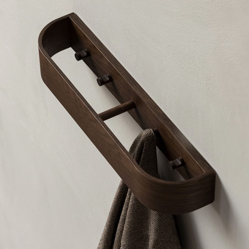 Dark wood coat rack new arrivals