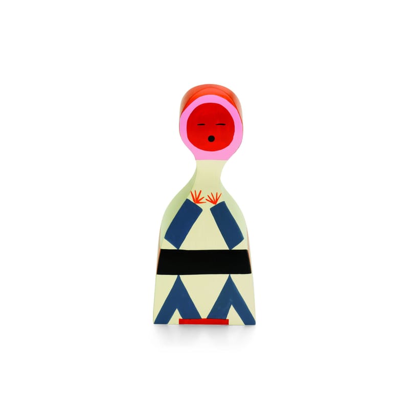 Décoration - Pour les enfants - Décoration Wooden Dolls - No. 18 bois multicolore / By Alexander Girard, 1952 - Vitra - No. 18 - Sapin