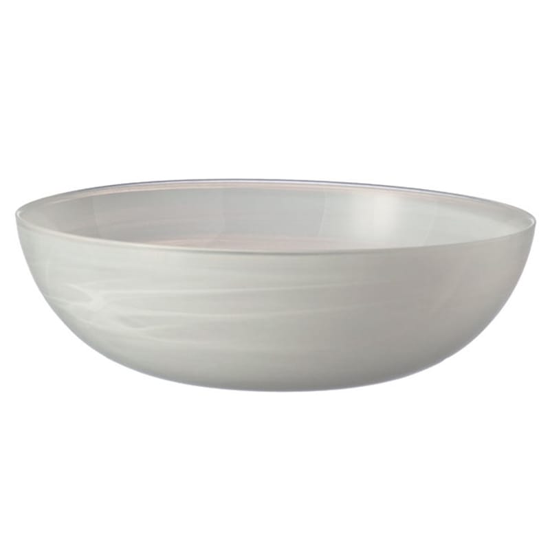 Table et cuisine - Saladiers, coupes et bols - Saladier Alabastro verre blanc / Ø 28 cm - Leonardo - Blanc - Verre
