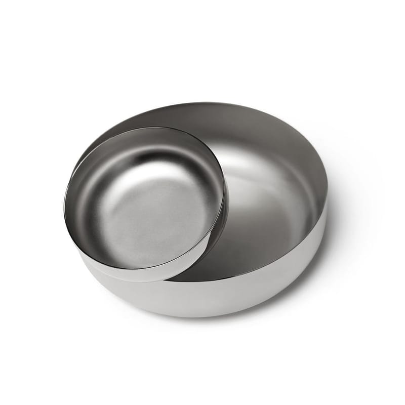 Tisch und Küche - Körbe und Tischgestecke - Tischgesteck Balance silber metall / Schlüsselschale - Limitierte Ausgabe - Opinion Ciatti - Verchromt - Stahl